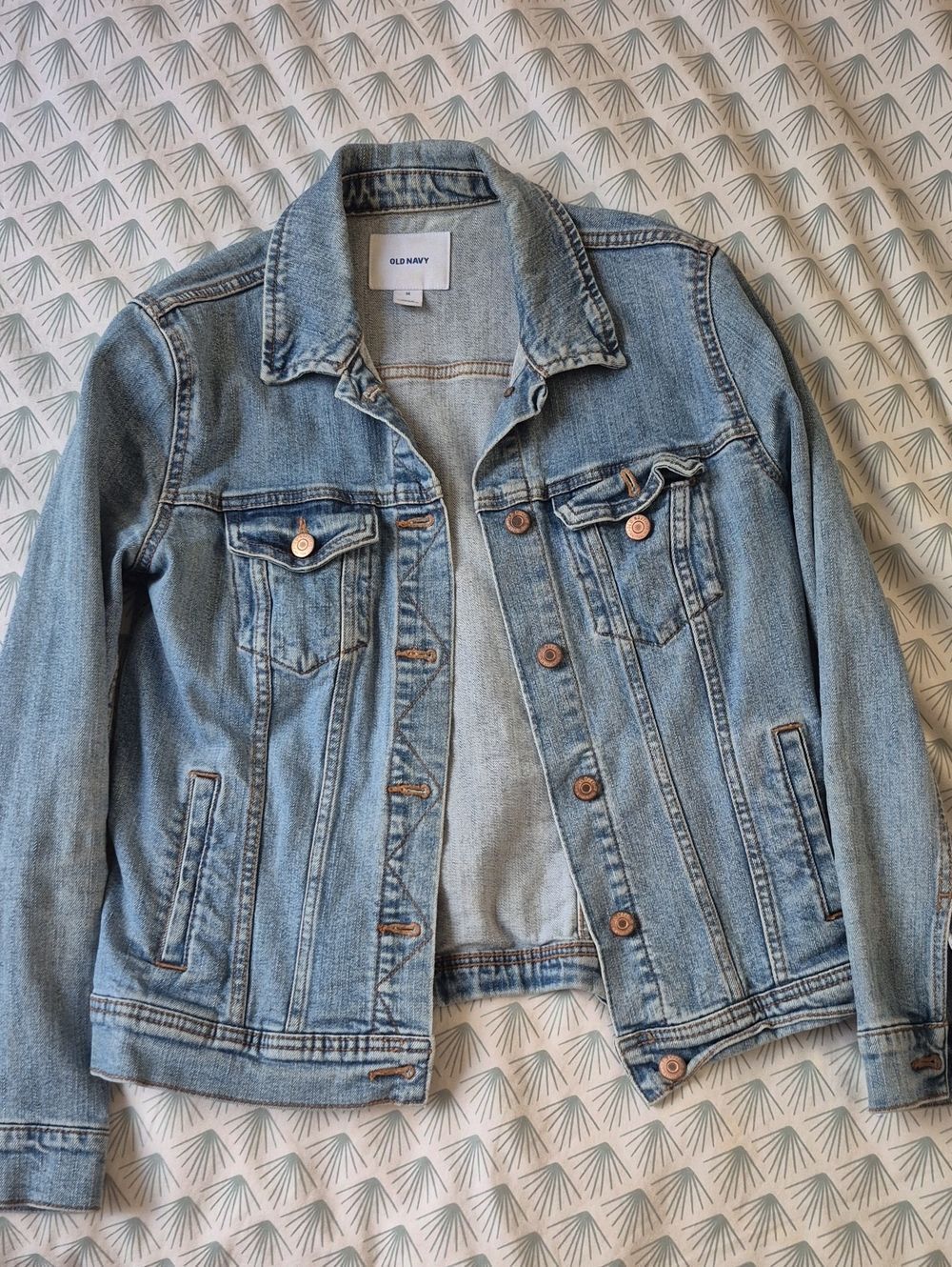 Old Navy Sz Classic Denim Jacket - Light Blue Women's Jean Jacket Vintage Styles